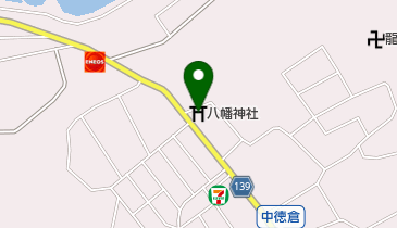 八幡神社の地図画像
