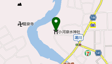 小河泉水神社の地図画像
