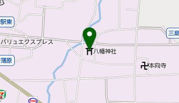 八幡神社の地図画像