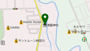 清霊神社の地図画像