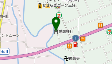 愛鷹神社の地図画像