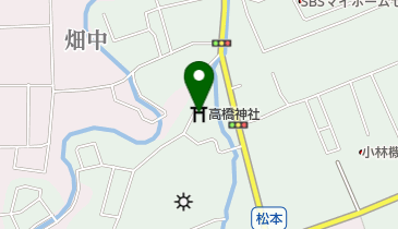高橋神社の地図画像