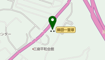 錦田一里塚の地図画像