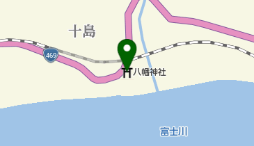 八幡神社の地図画像