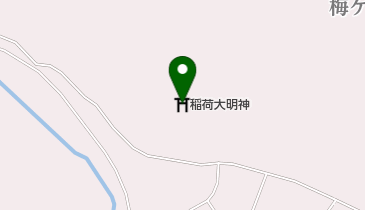 稲荷大明神の地図画像