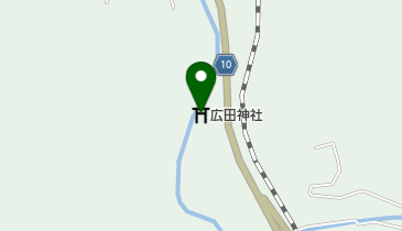 広田神社の地図画像
