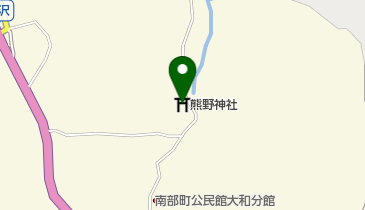 熊野神社の地図画像