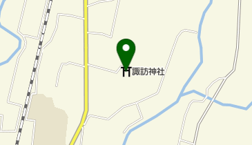 諏訪神社の地図画像