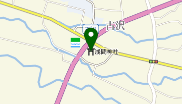 浅間神社の地図画像