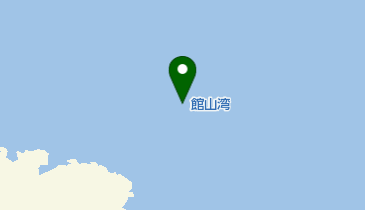 館山湾の地図画像