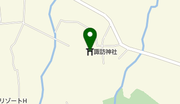 諏訪神社の地図画像