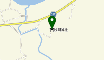 浅間神社の地図画像