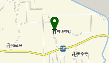 神明神社の地図画像