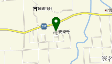 安楽寺の地図画像