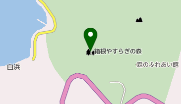 箱根やすらぎの森の地図画像