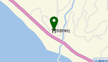 熊野神社の地図画像