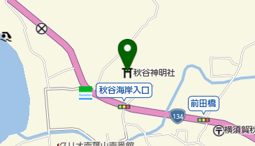 秋谷神明社の地図画像