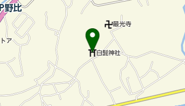 白髭神社の地図画像