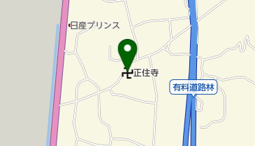 正住寺の地図画像