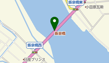 飯泉橋の地図画像