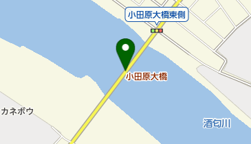 小田原大橋の地図画像