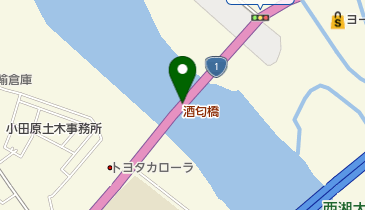 酒匂橋の地図画像