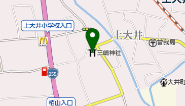 三嶋神社の地図画像