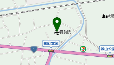 寶前院の地図画像