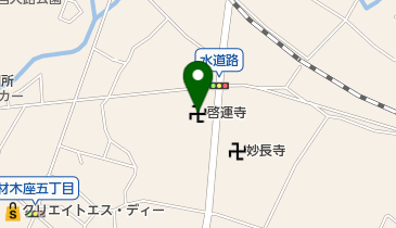 啓運寺の地図画像