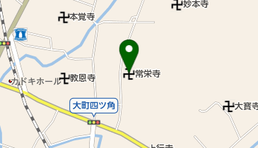 常栄寺の地図画像