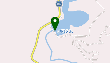 小向ダムの地図画像