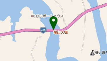 亀山大橋の地図画像