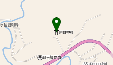 熊野神社の地図画像