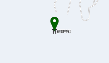 熊野神社の地図画像