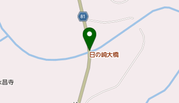 日の崎大橋の地図画像