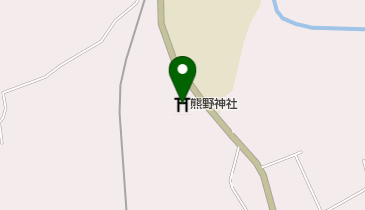 熊野神社の地図画像