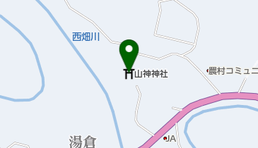 山神神社の地図画像