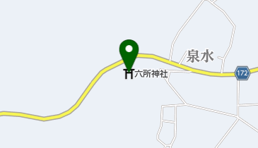 六所神社の地図画像