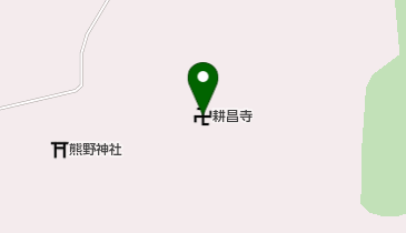 耕昌寺の地図画像