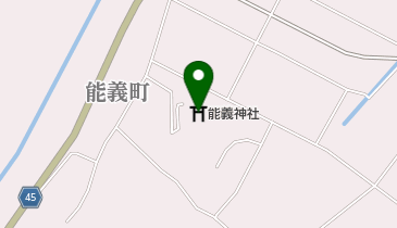 能義神社の地図画像