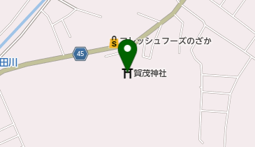 賀茂神社の地図画像