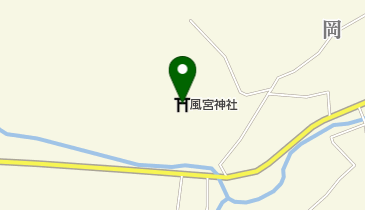 風宮神社の地図画像