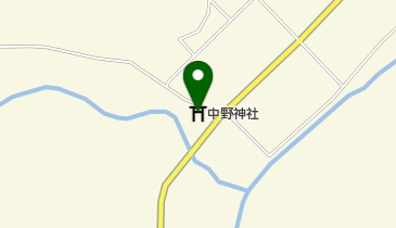 中野神社の地図画像