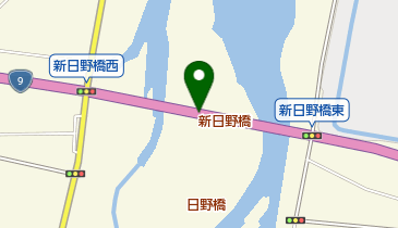 新日野橋の地図画像