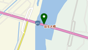 皆生大橋の地図画像