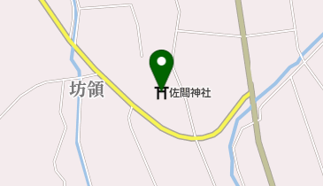 佐間神社の地図画像