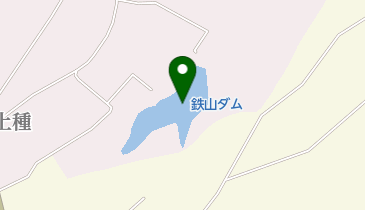 鉄山ダムの地図画像