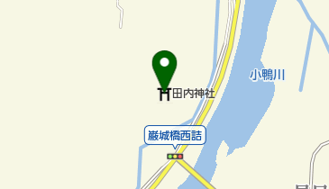 田内神社の地図画像
