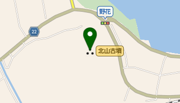 北山古墳の地図画像