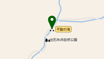 不動の滝の地図画像